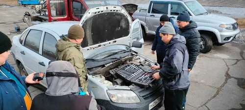 Тываавтодор и Центр организации дорожного движения отправляют автомобили в зону СВО