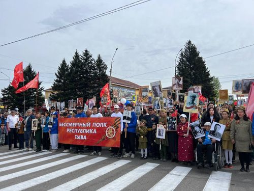 Тывада Россияның Өлүм чок полугунуң «Бүгү чурт шупту – кады тиилээр бис!» деп акциязы эгелээн