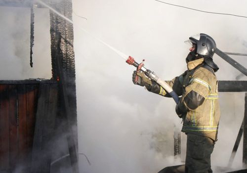 В городе Чадане потушен крупный пожар