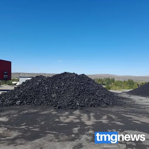 На угольном складе Андрея Сенокосова имеется уголь на выбор потребителя топлива