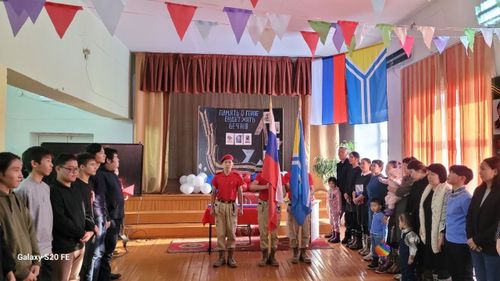 В Шагонаре открыли очередную «Парту Героя»