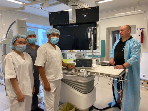 В Региональный сосудистый центр Тувы поступает новое оборудование