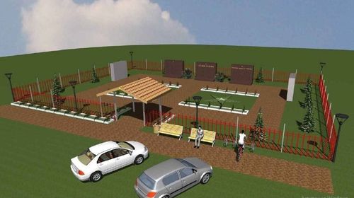 В городе Чадане завершается строительство парка культуры и отдыха «Тос кожуун тову»