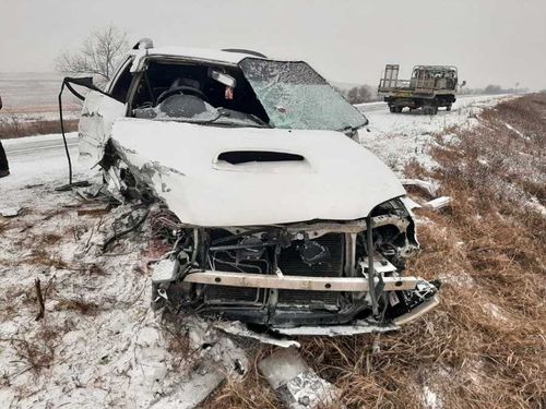 На трассе Абакан – Ак-Довурак столкнулись две иномарки