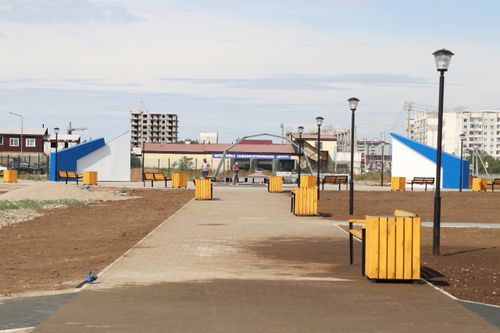 Аллею медиков в Кызыле готовят к открытию