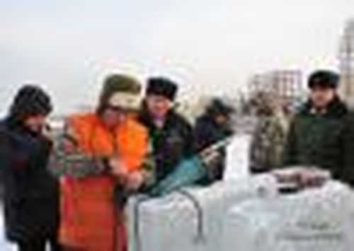 Ледовая сказка в центре Азии