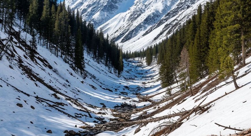 В горных районах Тувы объявлен лавиноопасный период