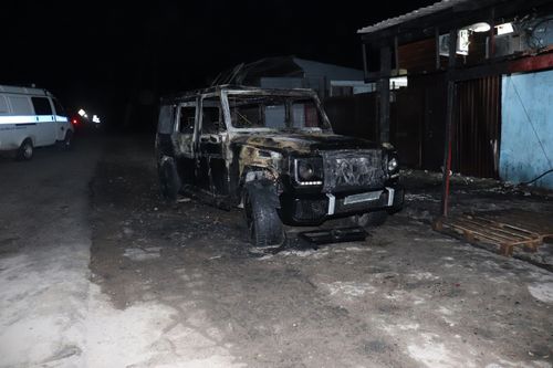 В Кызыле возбудили два уголовных дела за поджог автомобиля