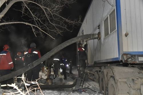В Шагонаре запустили три мобильные котельные установки