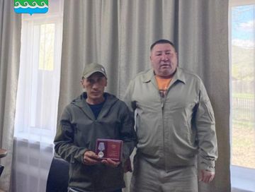 Медалью «За отвагу» награждён участник СВО из Хадына