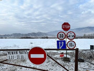 В Туве открылась первая ледовая переправа