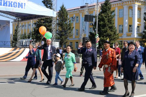 В Туве отмечают праздник Весны и Труда