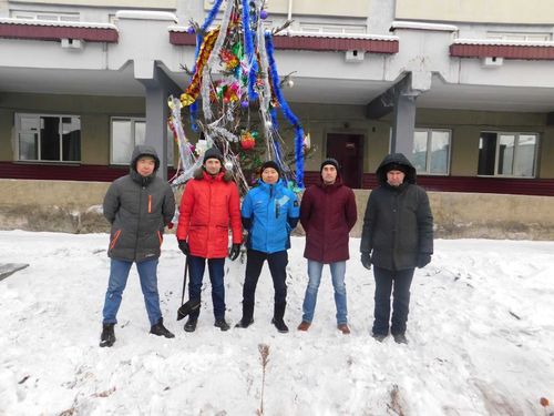 Новогодняя ель для врачей «красной зоны»