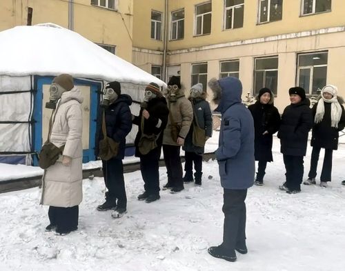 Өрт айыылынга удур практиктиг кичээлди эрттирген