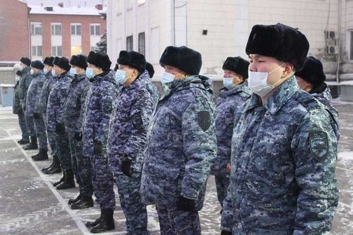Тувинские полицейские выехали в командировку на Северный Кавказ