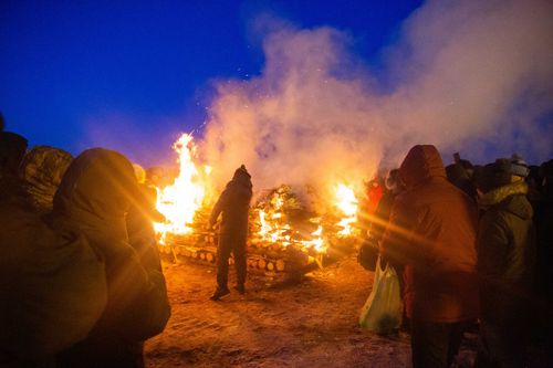 Обряд «Сан салыр» провели на возвышенности «Кадарчы»