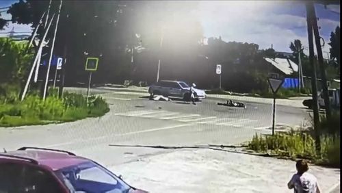 В Кызыле совершен наезд на пешеходов с малолетним ребенком