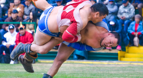 Сылдыс Монгуш - чемпион республикнского турнира по борьбе хуреш