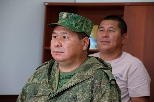 Водитель-гранатометчик добровольческого отряда «Барс» Сылдыс Оюн награжден медалью «За отвагу»