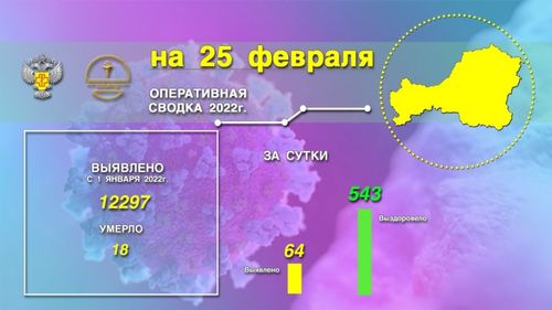 Эпидситуация по коронавирусу на 25 февраля