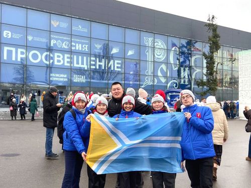 Делегация из Тувы принимает участие в работе II съезда Движения Первых в Москве