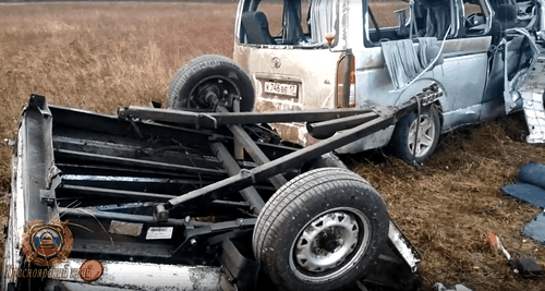 В Красноярском крае в ДТП пострадали жители Тувы