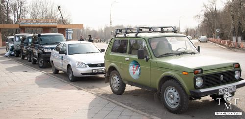 В Туве прошла очередная отправка машин в зону СВО