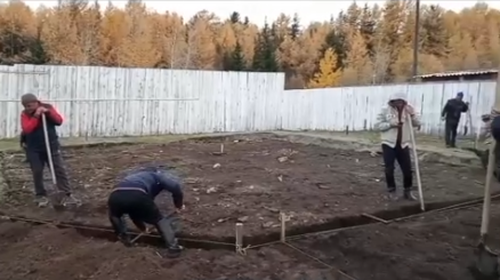 В столице Тес-Хемского района началось строительство нового спортивного зала для борьбы