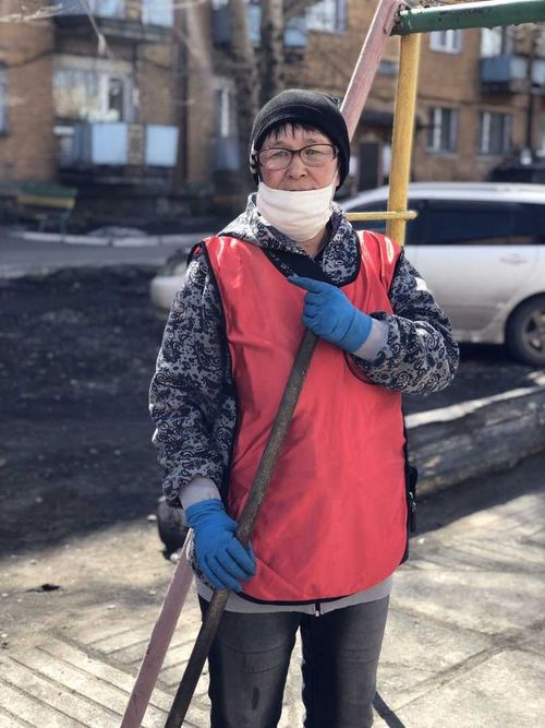 Коронавирус: Дворники на передовой 