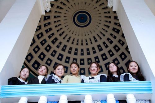 Суг-Бажы школазының өөреникчилери Дээди Хуралда