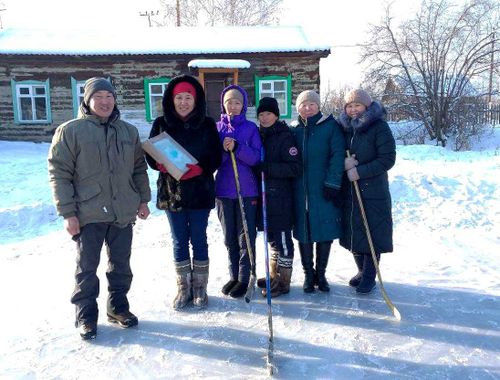 Хоккей на селе