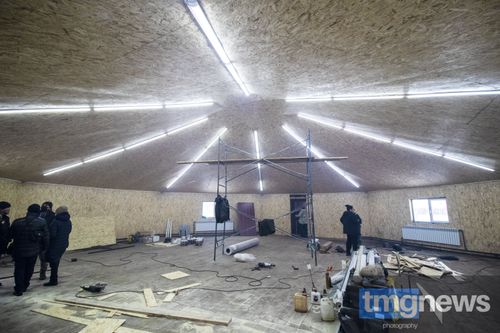 В Успенке ждут открытия нового спортивного зала