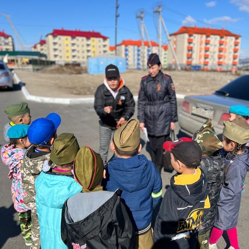 Воспитанники детского сада «Угулза» присоединились к Всероссийской акции «Георгиевская ленточка»