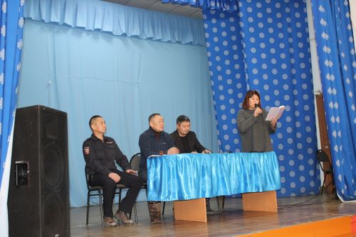 В селе Кызыл-Хая Монгун-Тайгинского района состоялся сход граждан