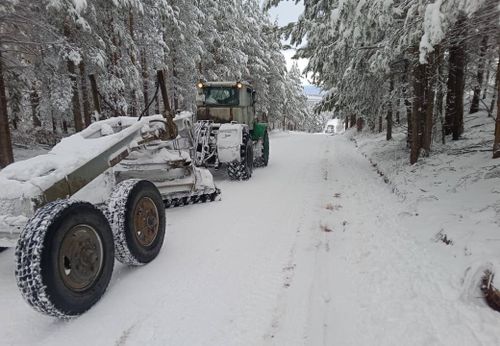 ️В Туве продолжаются работы по зимнему содержанию автодорог регионального и федерального значения