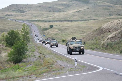 Марш-бросок военных из Тувы до «Эдельвейса»