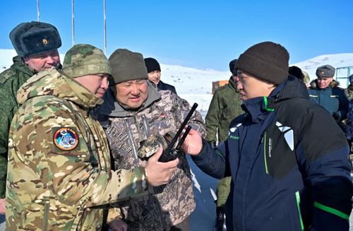 На полигоне в Кызыле испытали новую переносную систему РЭБ