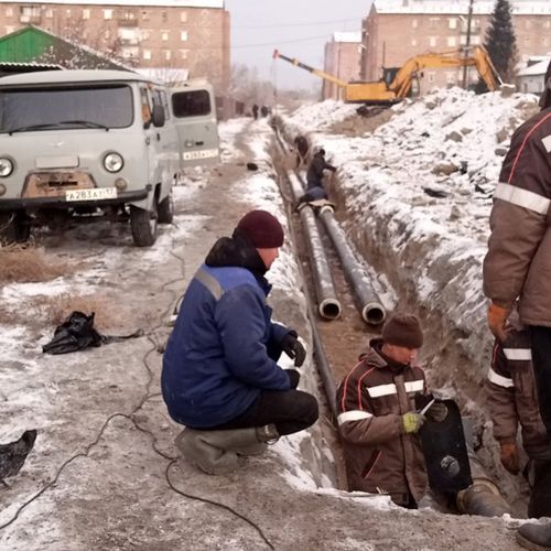 В Ак-Довураке идет ремонт инженерных сетей