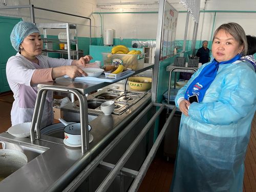 В рамках реализации народной программы проведена внеплановая проверка по организации горячего питания в МБОУ СОШ им. Ш.Ч. Сат с. Чаа-Холь