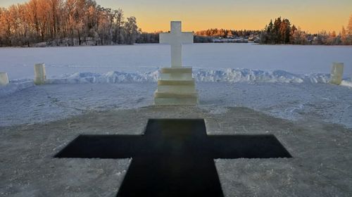 Крещениеде сугже кирип, айыс алыр езулалга белеткел доозулган