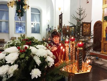 Православные верующие Тувы отметили Рождество Христово