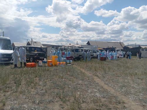 В Туве прошли командно-штабные учения по ликвидации вспышки чумы