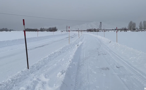 В Улуг-Хемском районе открыта ледовая переправа