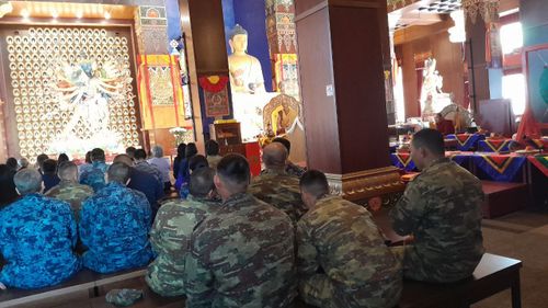 В УФСИН России по Туве почтили память сотрудников, погибших при исполнении служебных обязанностей