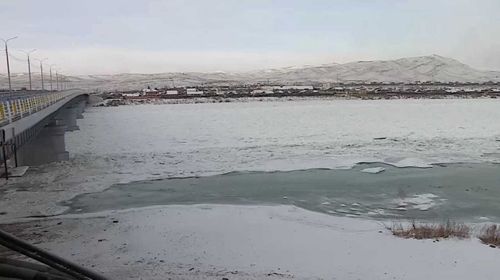 В Кызыле закончили ремонт моста на правый берег