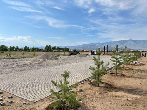 В Шагонаре продолжают строить "Семейный парк"