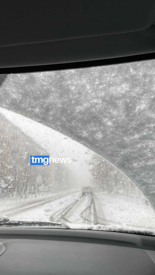 Снежный циклон накрыл столицу Тувы