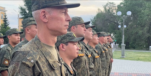 Курсанты Военного учебного центра ТувГУ завершают практический курс на базе 55-й бригады