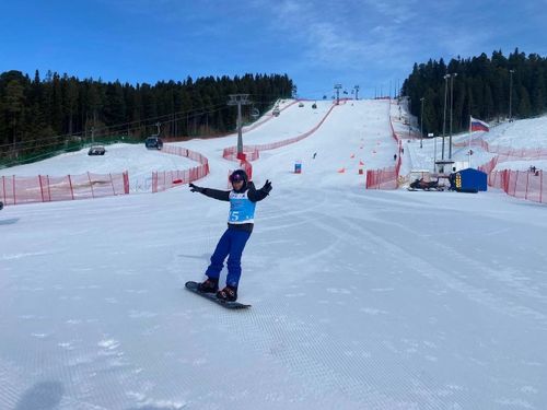 Ай-Хаан Торуш посоревновался с ветеранами СВО в сноуборде