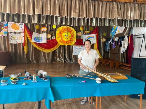 Дети Кызыла погрузились в этнографию на передвижной выставке